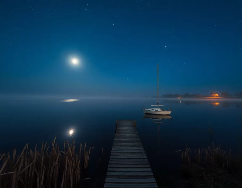 Een bijzondere nacht aan de Friese meren